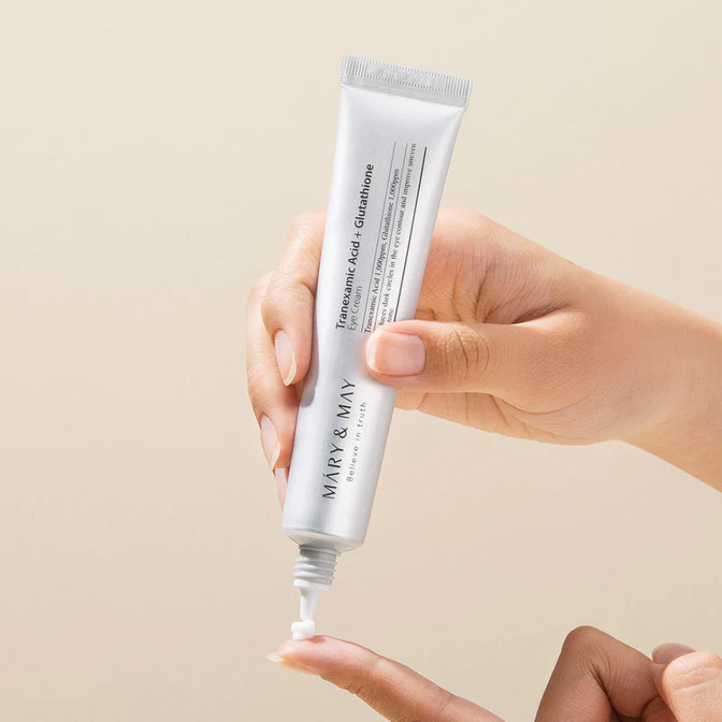Mary&May — Crème pour les yeux à l'acide tranexamique + glutathion - 20g – Image 2