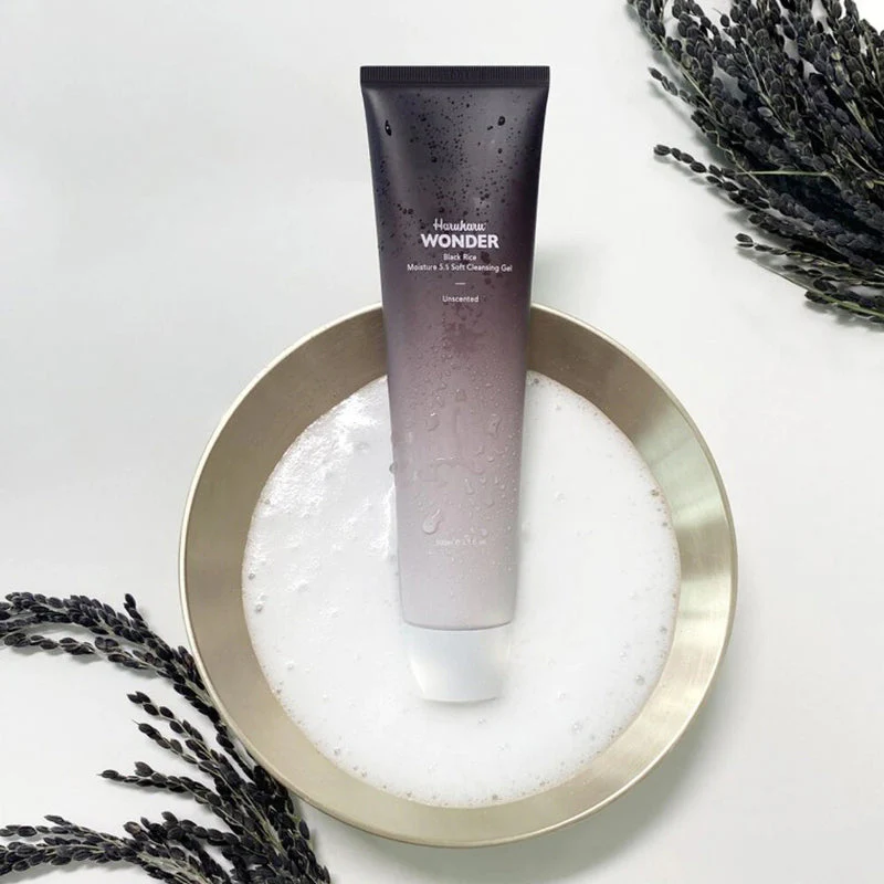 Haruharu wonder — Black Rice Gel nettoyant doux Moisture 5.5 - 100ml – Image 4