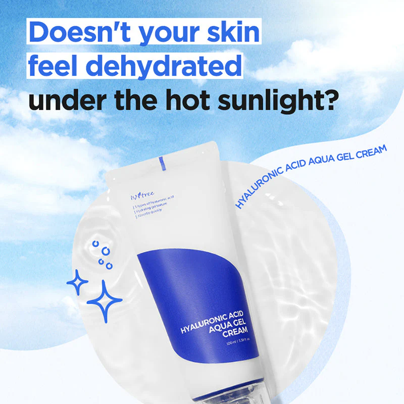 Isntree — Hyaluronic Acid Aqua Gel Cream - Crème gel à l'acide hyaluronique - 100 ml – Image 4