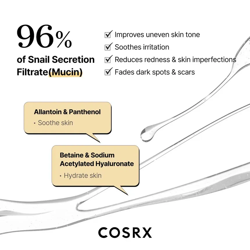 COSRX — Advanced Snail 96 Essence de pouvoir de mucine – Image 4