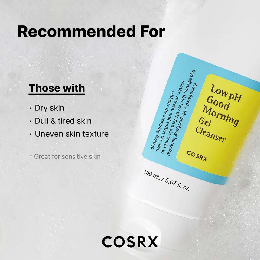 COSRX — Low pH Good Morning Gel Cleanser - 150ml – Image 2