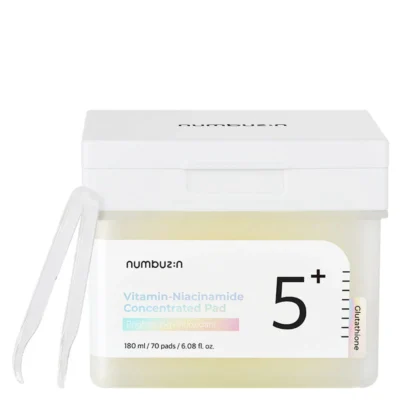 Numbuzin — No.5 Vitamin - Niacinamide Concentrated Pad - Disques de coton concentrés en vitamines et niacinamide [70 pads]