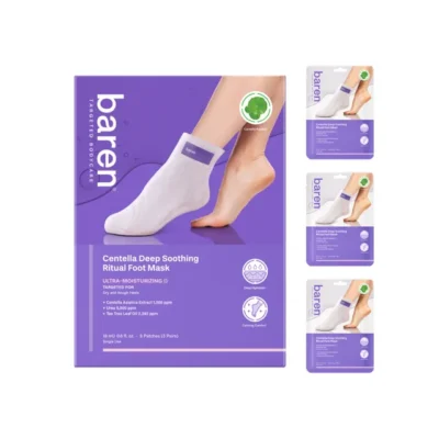 Baren — Masque pour les pieds à réparation rapide CICA SOS - 3pièces