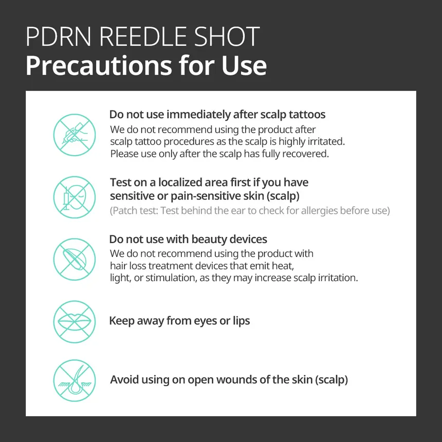 VT - PDRN Reedle Shot Hair Ampoule 100dL - Ampoule PDRN régénérante capillaire – Image 6