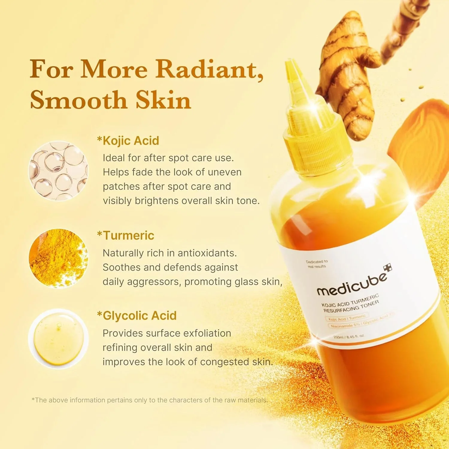 Medicube - Kojic Acid Turmeric Resurfacing Toner – Image 3