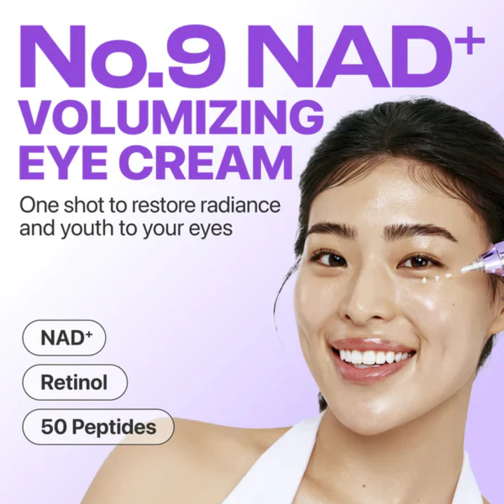 numbuzin - Crème contour des yeux Volumetox au rétinol NAD+ n° 9 - 10ml – Image 4