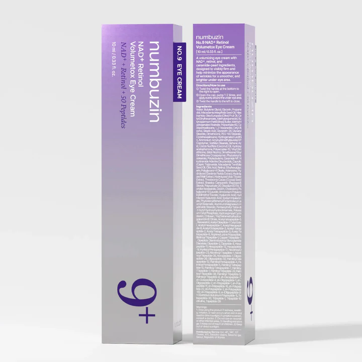 numbuzin - Crème contour des yeux Volumetox au rétinol NAD+ n° 9 - 10ml – Image 3