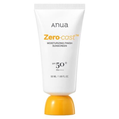 Anua - Zero-Cast Moisturizing Finish Sunscreen - Crème solaire waterproof