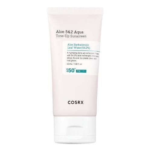 COSRX - Aloe 54.2 Aqua Tone-Up Sunscreen - Crème solaire hydratante et apaisante - 50 ml