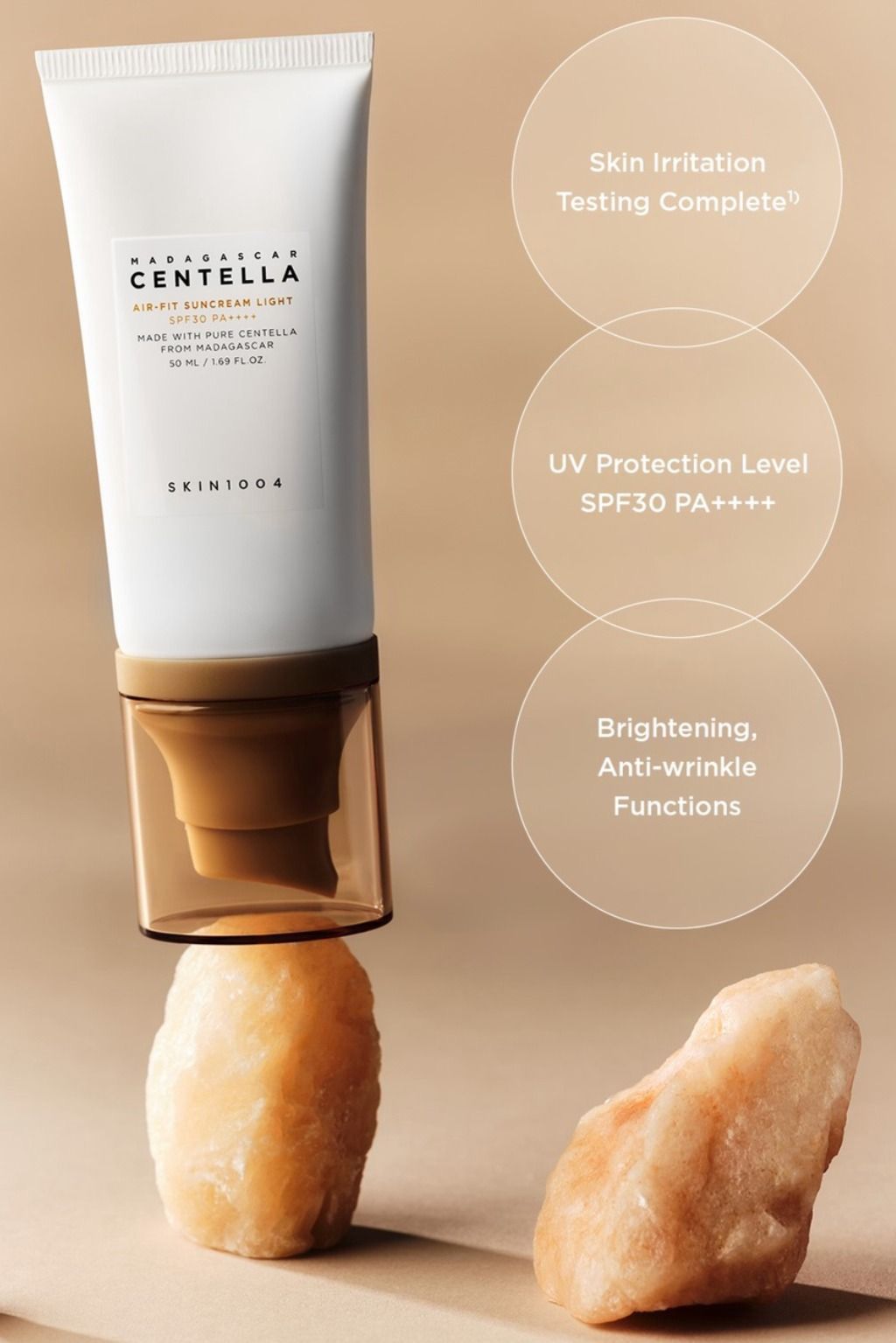 SKIN1004 - Madagascar Centella Air Fit Suncream Light - Crème solaire - 50 ml – Image 3
