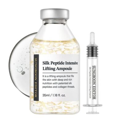SUNGBOON EDITOR - Silk Peptide Intensive Lifting Ampoule - Ampoule liftante intensive aux peptides de soie