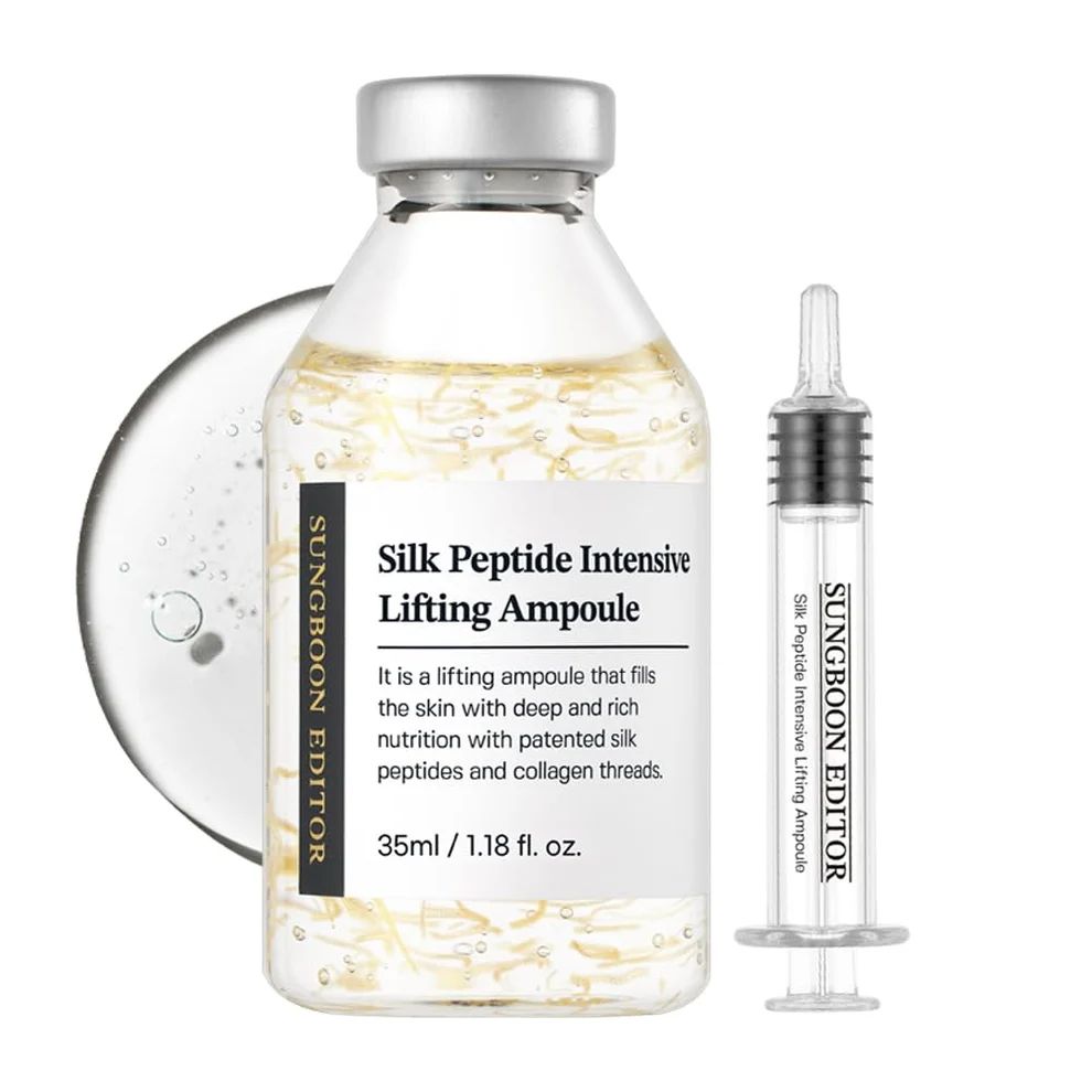 SUNGBOON EDITOR - Silk Peptide Intensive Lifting Ampoule - Ampoule liftante intensive aux peptides de soie