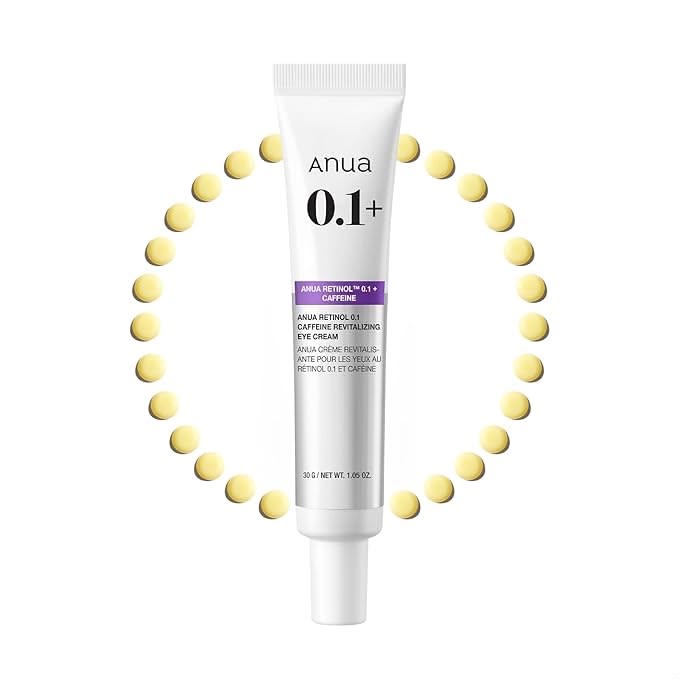 Anua - Retinol 0.1 Caffeine Revitalizing Eye Cream - Crème raffermissante yeux