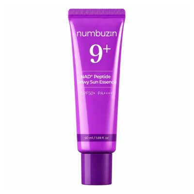 Numbuzin - No.9 NAD Peptides Dewy Sun Essence - Essence solaire anti-âge aux peptides
